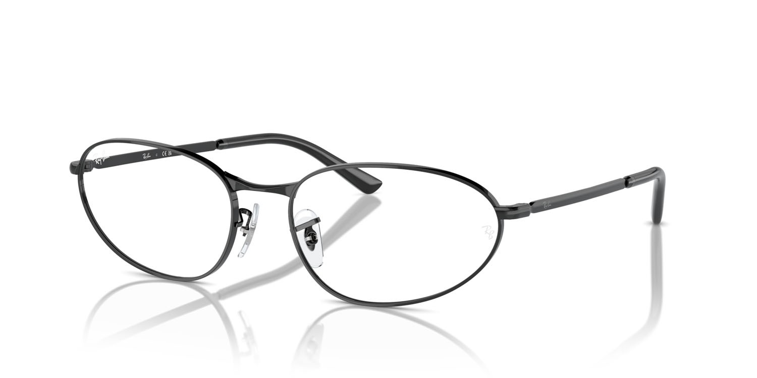Eyeglasses Ray-Ban RX 3734V (2509) - RB 3734V 2509 color nero shape irregular lenses trasparente