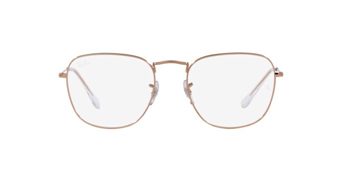 Brillen Ray-Ban Frank RX 3857V (3094) - RB 3857V 3094 farbe oro rosa form quadratisch gläser trasparente