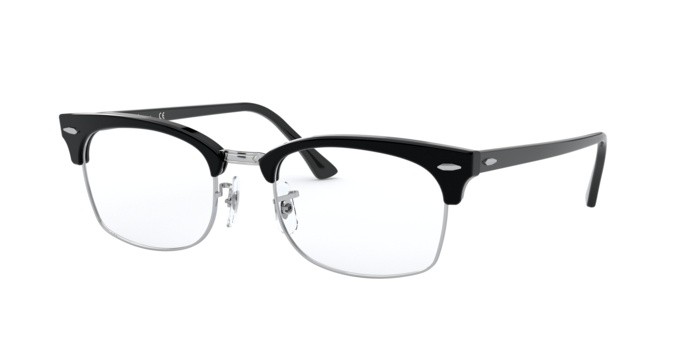 Brillen Ray-Ban Clubmaster Square RX 3916V (2000) - RB 3916V 2000 farbe shiny black form rechteckig gläser demo lens