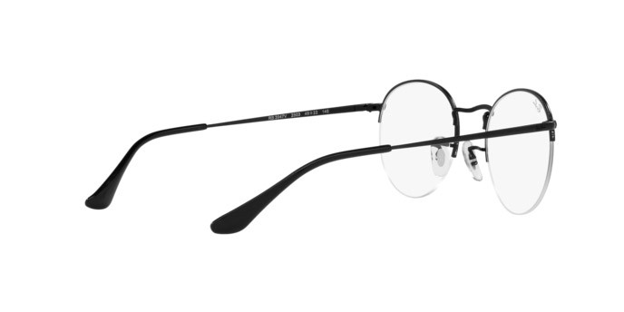 Brillen Ray-Ban Round Gaze RX 3947V (2503) - RB 3947V 2503 farbe matte black form rund gläser demo lens