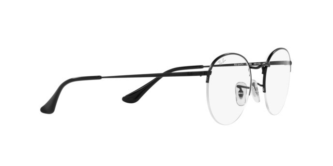 Brillen Ray-Ban Round Gaze RX 3947V (2503) - RB 3947V 2503 farbe matte black form rund gläser demo lens