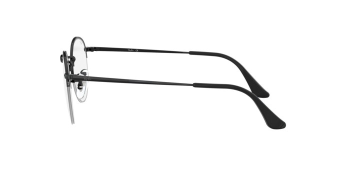 Occhiali da vista Ray-Ban Round Gaze RX 3947V (2509) - RB 3947V 2509 colore shiny black forma pantos lenti demo lens