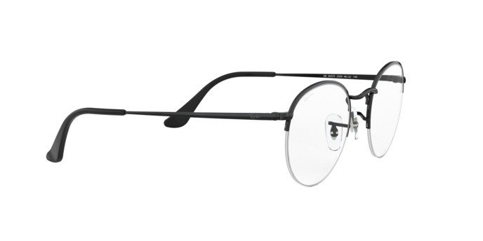 Occhiali da vista Ray-Ban Round Gaze RX 3947V (2509) - RB 3947V 2509 colore shiny black forma pantos lenti demo lens