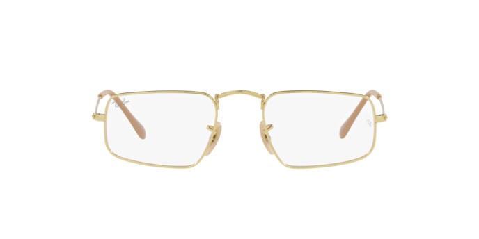 Brillen Ray-Ban Julie RX 3957V (3086) - RB 3957V 3086 farbe legend gold form rechteckig gläser demo lens