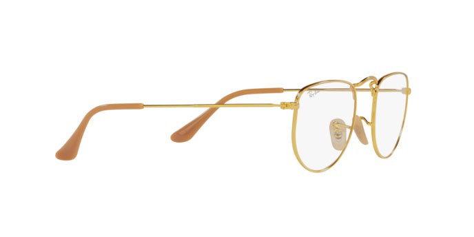 Occhiali da vista Ray-Ban Elon RX 3958V (3086) - RB 3958V 3086 colore legend gold forma irregolare lenti demo lens