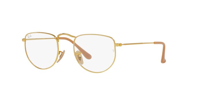 Occhiali da vista Ray-Ban Elon RX 3958V (3086) - RB 3958V 3086 colore legend gold forma irregolare lenti demo lens