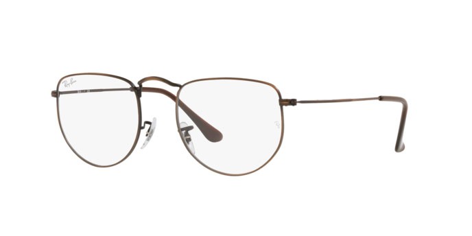 Occhiali da vista Ray-Ban Elon RX 3958V (3120) - RB 3958V 3120 colore antique copper forma irregolare lenti demo lens