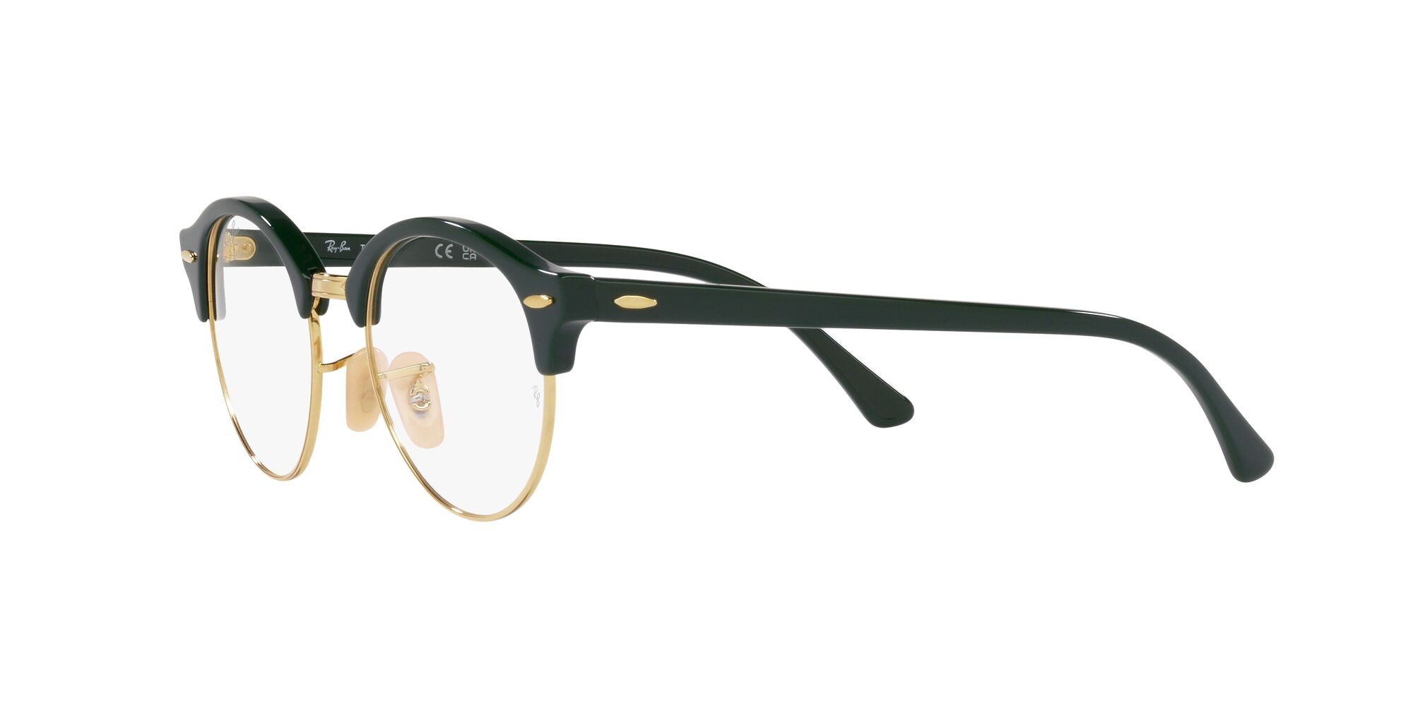 Brillen Ray-Ban Clubround RX 4246V (8233) - RB 4246V 8233 farbe verde form rund gläser lente demo
