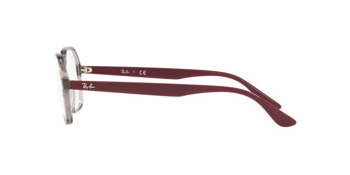 Brillen Ray-Ban RX 4361V (8083) - RB 4361V 8083 farbe transparent gray form unregelmäßig gläser demo lens