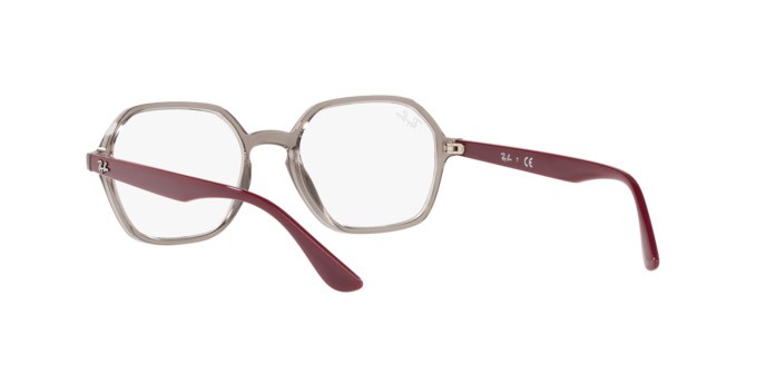 Brillen Ray-Ban RX 4361V (8083) - RB 4361V 8083 farbe transparent gray form unregelmäßig gläser demo lens