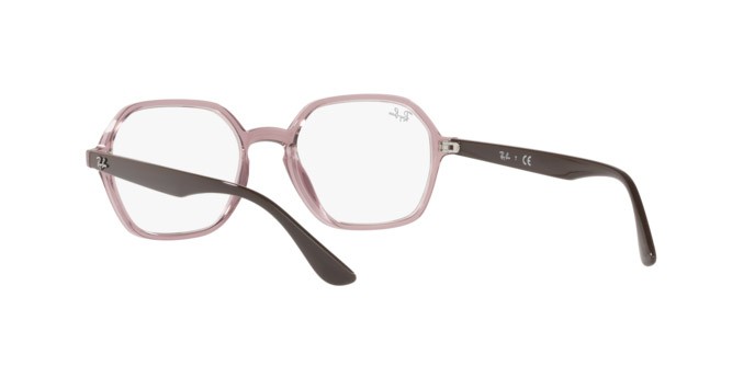 Brillen Ray-Ban RX 4361V (8139) - RB 4361V 8139 farbe transparent violet form unregelmäßig gläser demo lens