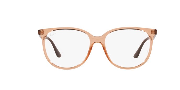 Brillen Ray-Ban RX 4378V (8172) - RB 4378V 8172 farbe transparent brown form quadratisch gläser demo lens