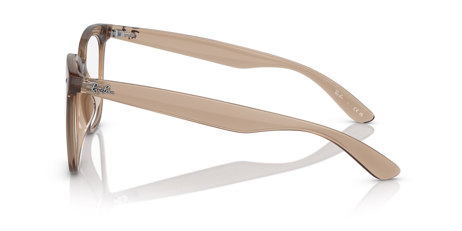 Brillen Ray-Ban RX 4379VD (8270) - RB 4379VD 8270 farbe marrone trasparente form quadratisch gläser trasparente