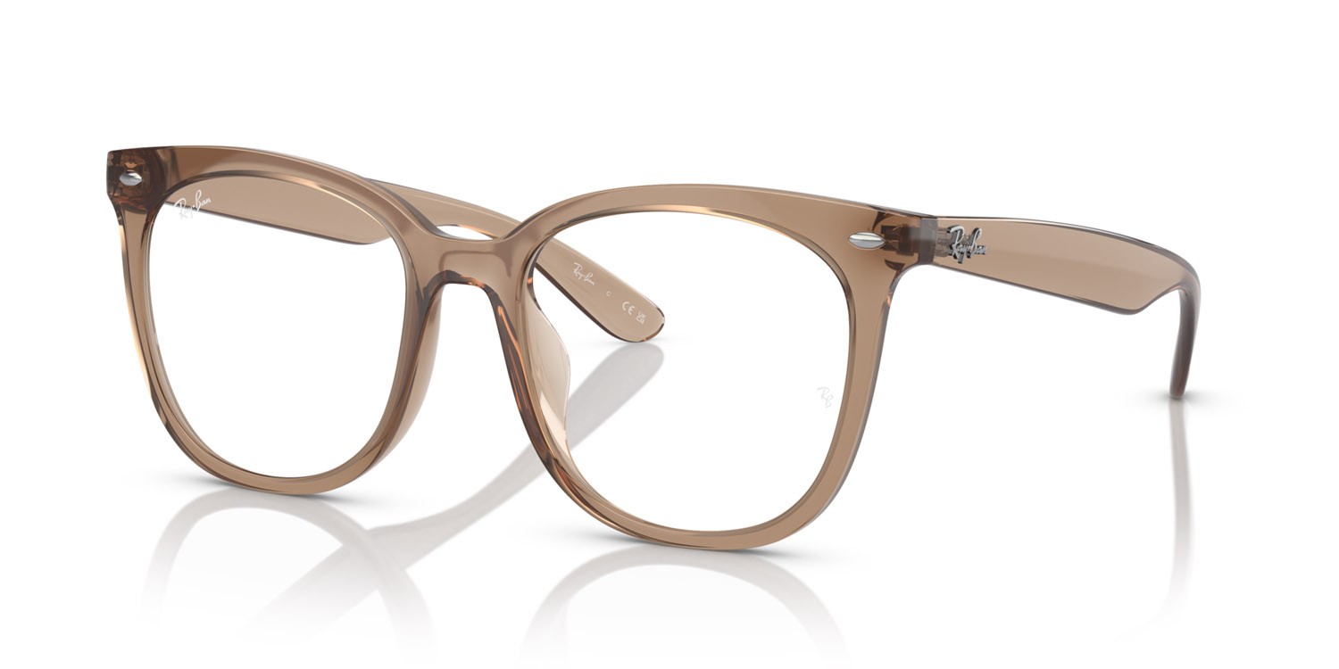 Brillen Ray-Ban RX 4379VD (8270) - RB 4379VD 8270 farbe marrone trasparente form quadratisch gläser trasparente
