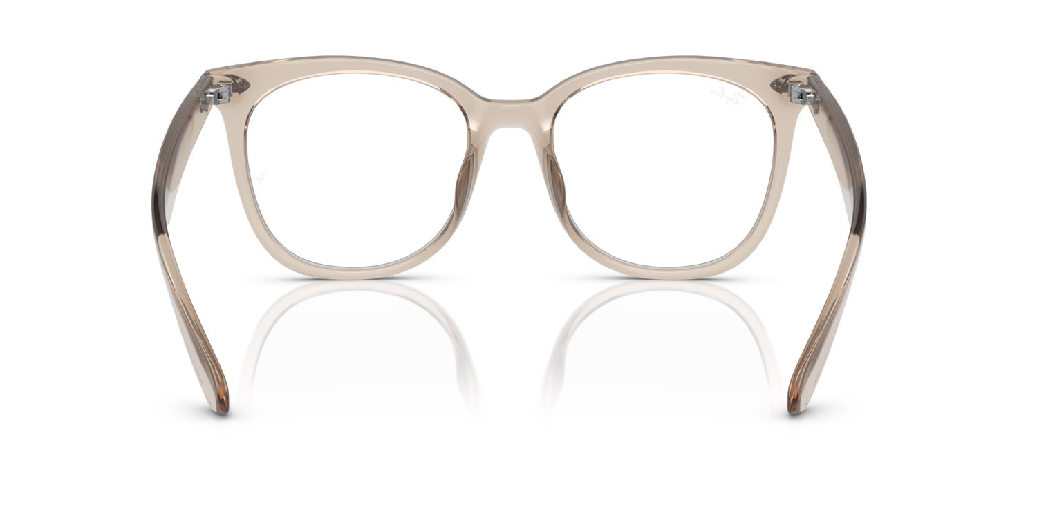 Brillen Ray-Ban RX 4379VD (8271) - RB 4379VD 8271 farbe marrone chiaro trasparente form quadratisch gläser trasparente