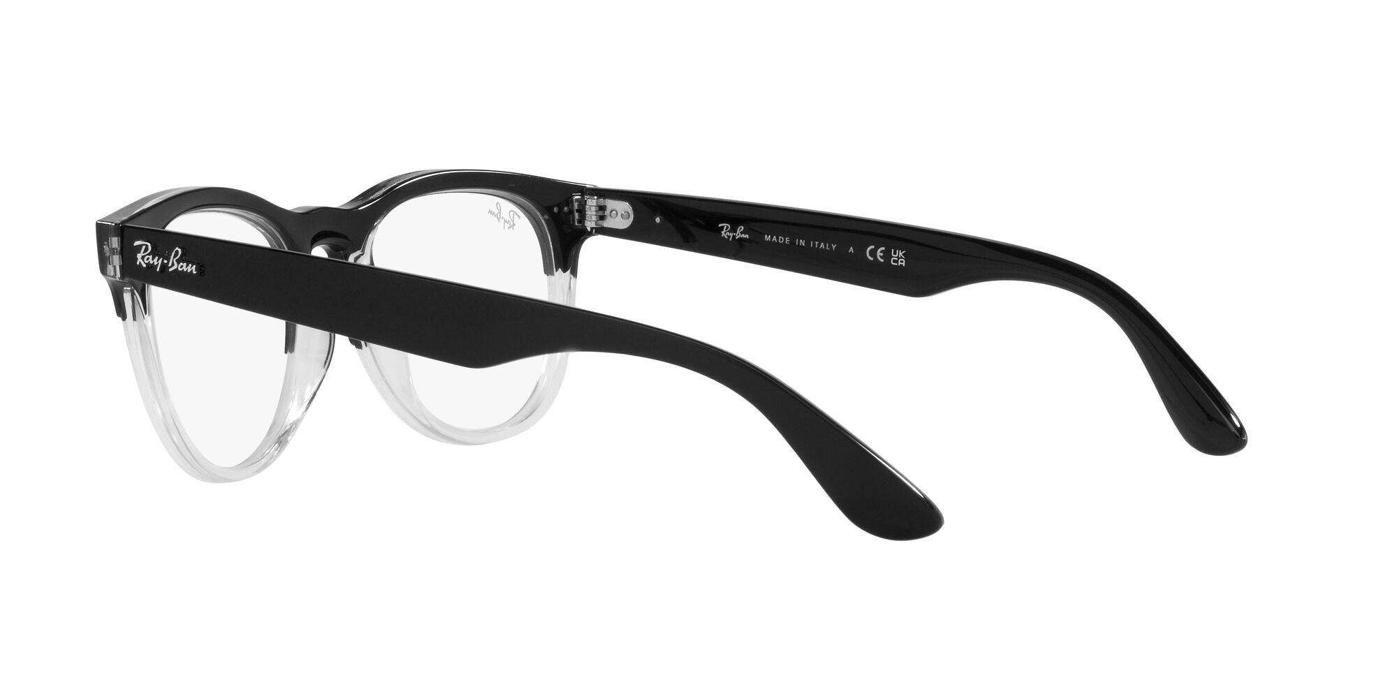 Eyeglasses Ray-Ban Iris RX 4471V (8193) - RB 4471V 8193 color nero su trasparente shape square lenses lente demo