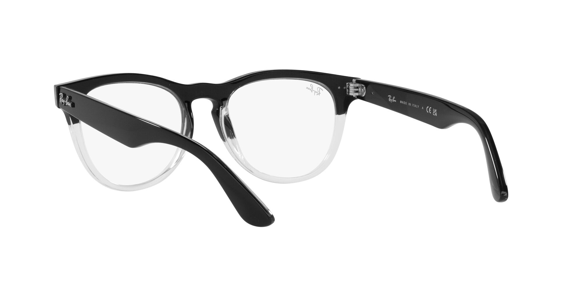 Eyeglasses Ray-Ban Iris RX 4471V (8193) - RB 4471V 8193 color nero su trasparente shape square lenses lente demo