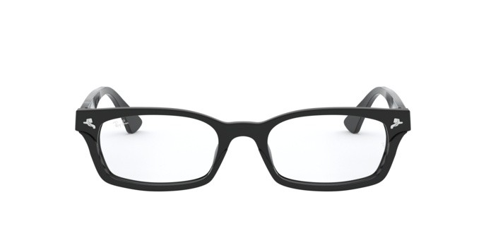 Eyeglasses Ray-Ban RX 5017A (2000) - RB 5017A 2000 color shiny black shape square lenses demo lens