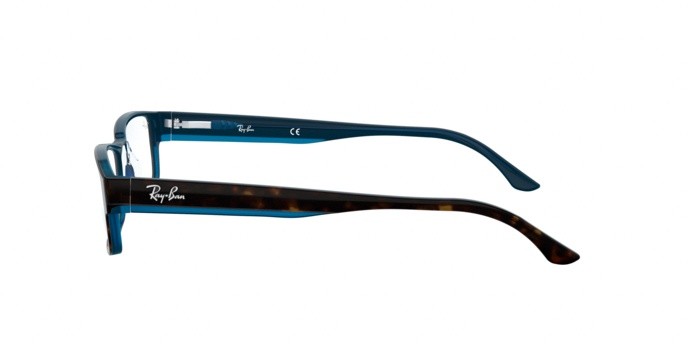 Brillen Ray-Ban RX 5114 (5064) - RB 5114 5064 farbe top havana on blue form rechteckig gläser demo lens