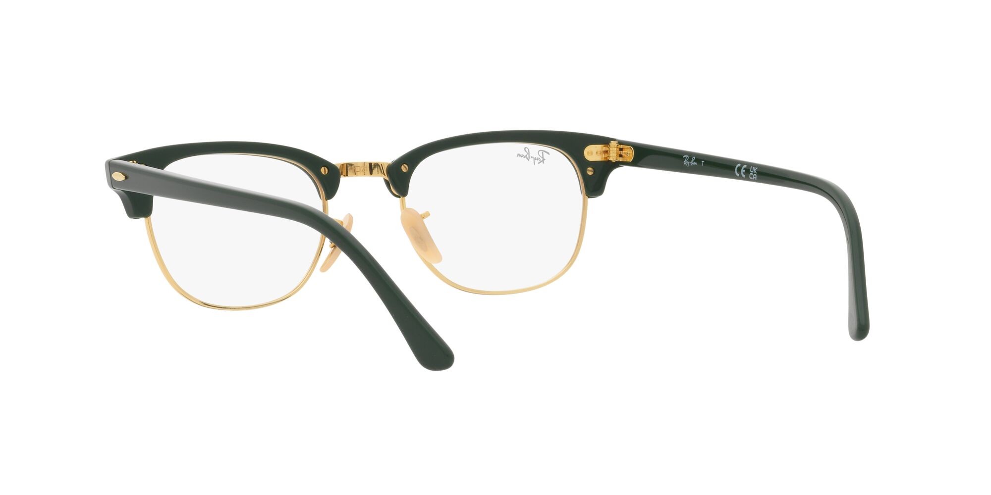 Brillen Ray-Ban Clubmaster RX 5154 (8233) - RB 5154 8233 farbe grigio su nero form quadratisch gläser lente demo