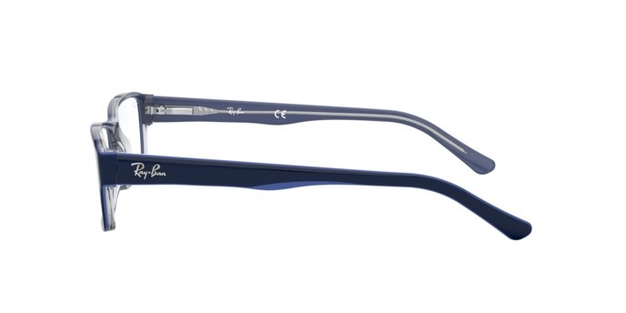 Occhiali da vista Ray-Ban RX 5169 (5815) - RB 5169 5815 colore trasp grey on top blue forma rettangolare lenti demo lens