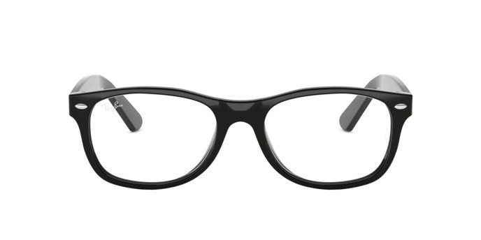Eyeglasses Ray-Ban New Wayfarer RX 5184F (2000) - RB 5184F 2000 color shiny black shape square lenses demo lens