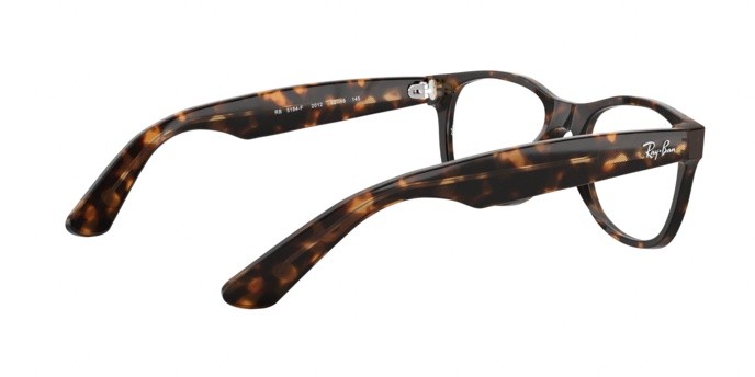 Eyeglasses Ray-Ban New Wayfarer RX 5184F (2012) - RB 5184F 2012 color dark havana shape square lenses demo lens
