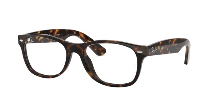 Eyeglasses Ray-Ban New Wayfarer RX 5184F (2012) - RB 5184F 2012 color dark havana shape square lenses demo lens