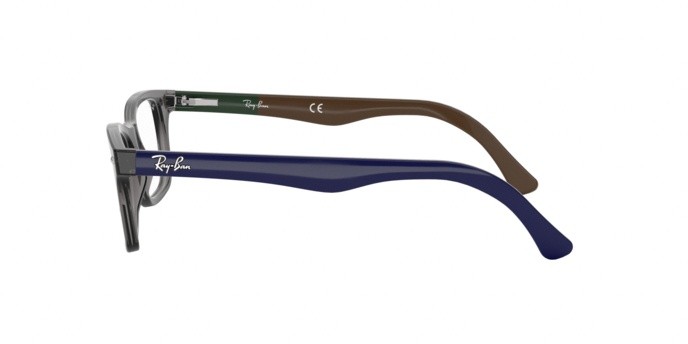 Eyeglasses Ray-Ban RX 5228 (5546) - RB 5228 5546 color grey shape square lenses demo lens