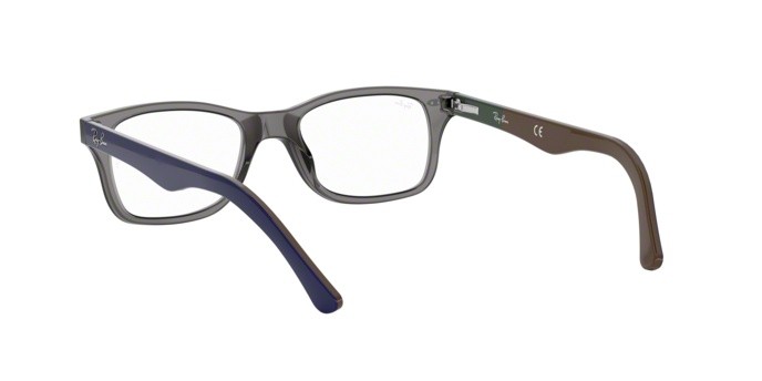Eyeglasses Ray-Ban RX 5228 (5546) - RB 5228 5546 color grey shape square lenses demo lens