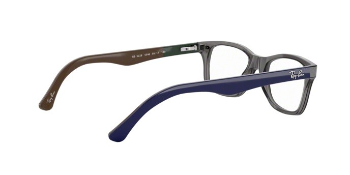 Eyeglasses Ray-Ban RX 5228 (5546) - RB 5228 5546 color grey shape square lenses demo lens