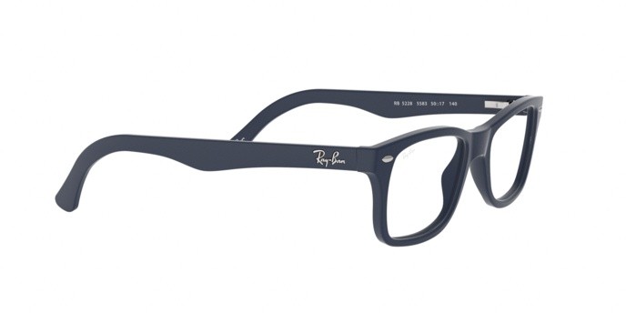 Brillen Ray-Ban RX 5228 (5583) - RB 5228 5583 farbe sand blue form quadratisch gläser demo lens