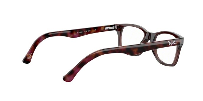 Occhiali da vista Ray-Ban RX 5228 (5628) - RB 5228 5628 colore opal brown forma quadrato lenti demo lens