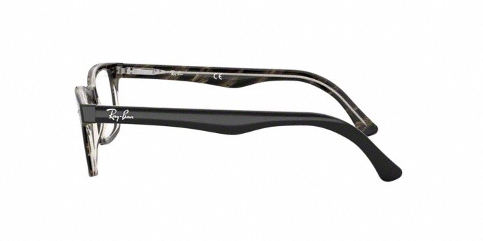 Brillen Ray-Ban RX 5228 (5912) - RB 5228 5912 farbe top havana/brown/yellow form quadratisch gläser demo lens