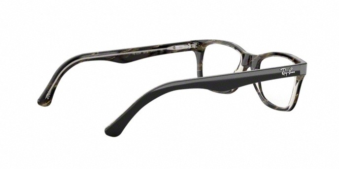 Brillen Ray-Ban RX 5228 (5912) - RB 5228 5912 farbe top havana/brown/yellow form quadratisch gläser demo lens