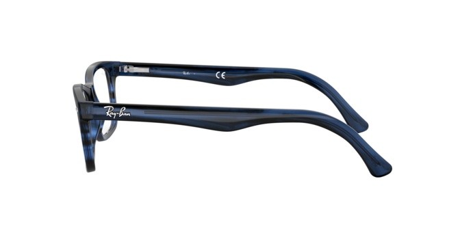 Occhiali da vista Ray-Ban RX 5228 (8053) - RB 5228 8053 colore striped blue forma quadrato lenti demo lens