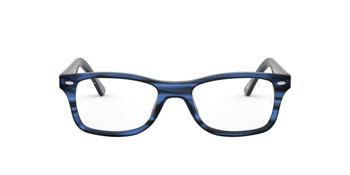 Occhiali da vista Ray-Ban RX 5228 (8053) - RB 5228 8053 colore striped blue forma quadrato lenti demo lens
