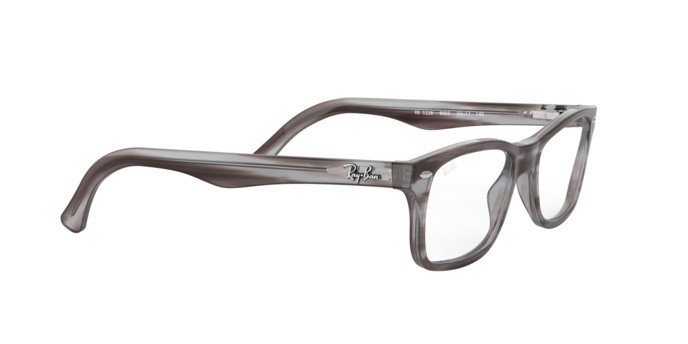 Brillen Ray-Ban RX 5228 (8055) - RB 5228 8055 farbe striped grey form quadratisch gläser demo lens