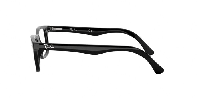Occhiali da vista Ray-Ban RX 5228F (2000) - RB 5228F 2000 colore shiny black forma quadrato lenti demo lens