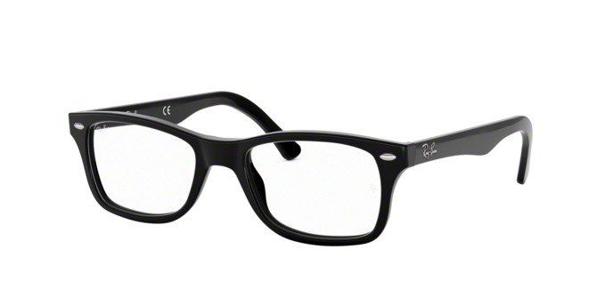 Occhiali da vista Ray-Ban RX 5228F (2000) - RB 5228F 2000 colore shiny black forma quadrato lenti demo lens