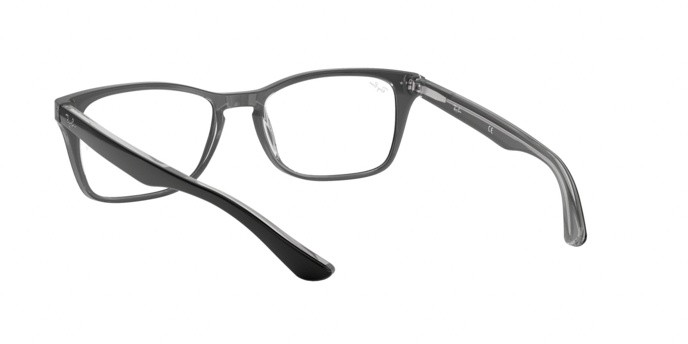 Occhiali da vista Ray-Ban RX 5228M (2034) - RB 5228M 2034 colore trasparent on top black forma quadrato lenti demo lens