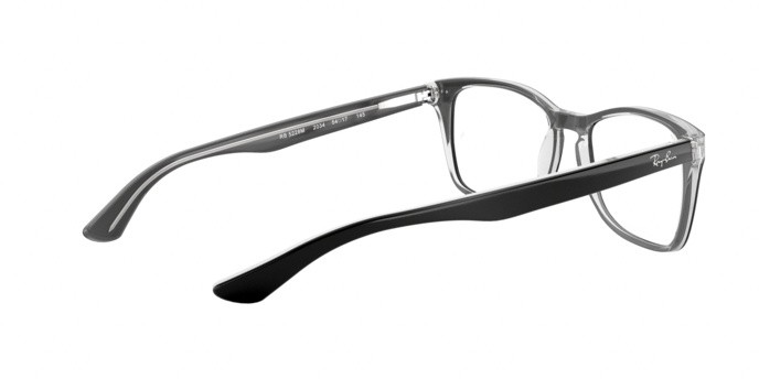 Occhiali da vista Ray-Ban RX 5228M (2034) - RB 5228M 2034 colore trasparent on top black forma quadrato lenti demo lens