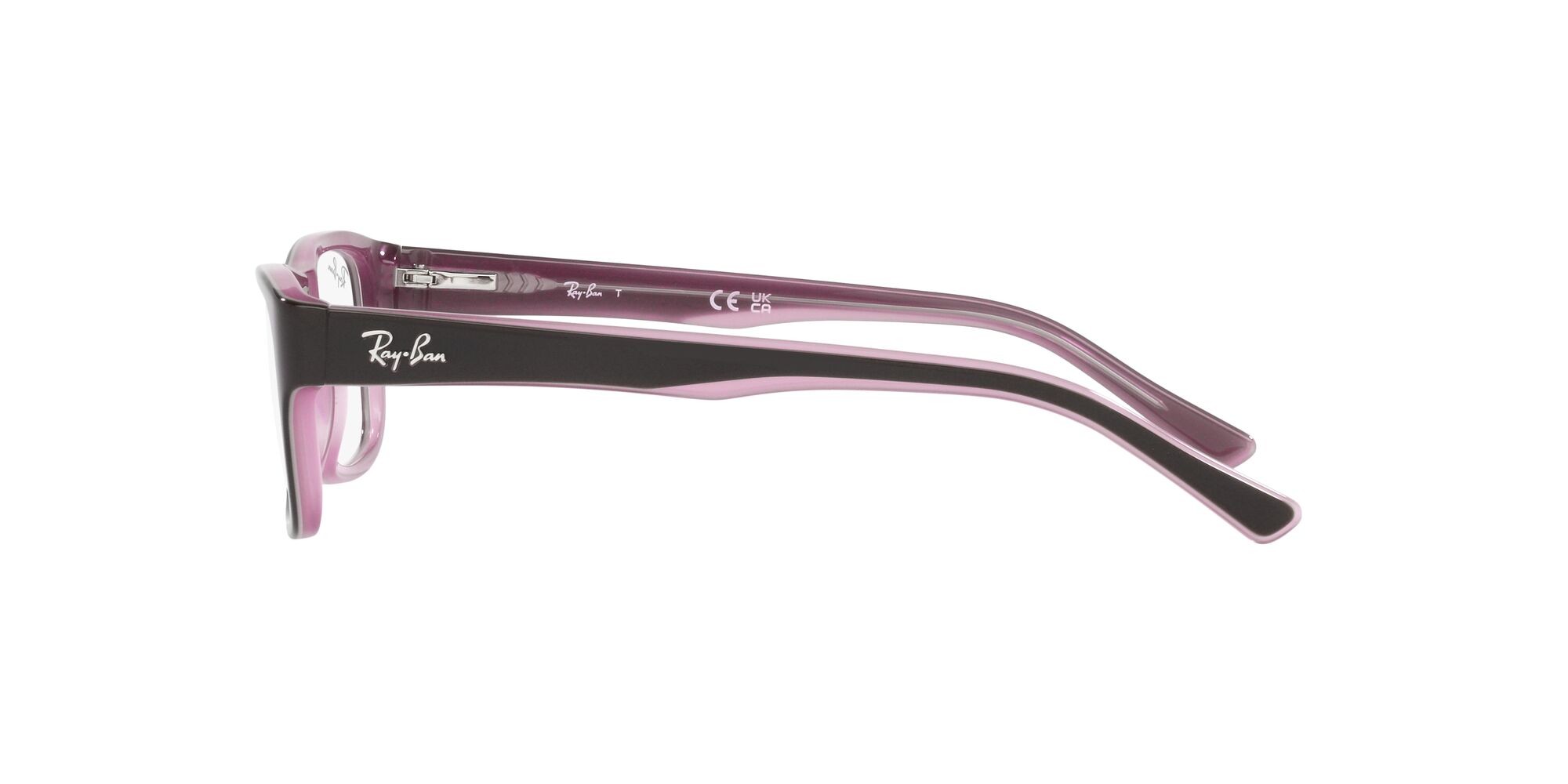 Brillen Ray-Ban RX 5268 (2126) - RB 5268 2126 farbe marrone su rosa opalino form quadratisch gläser lente demo