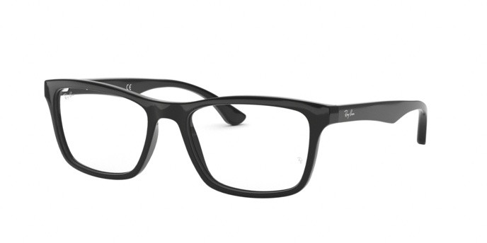 Occhiali da vista Ray-Ban RX 5279 (2000) - RB 5279 2000 colore shiny black forma quadrato lenti demo lens
