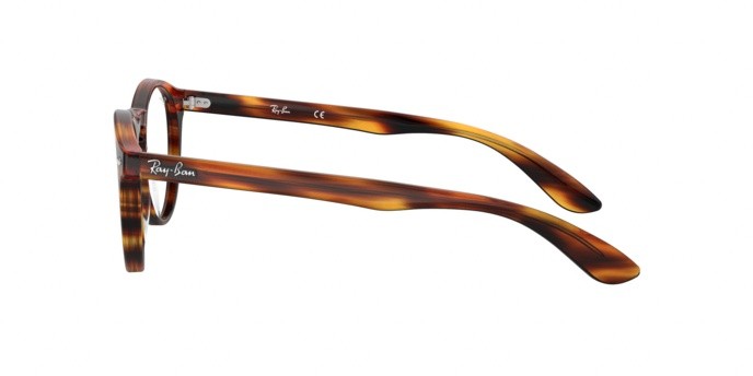 Brillen Ray-Ban RX 5283 (2144) - RB 5283 2144 farbe striped havana form pantos gläser demo lens
