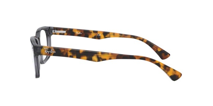 Eyeglasses Ray-Ban RX 5286 (5629) - RB 5286 5629 color shiny opal grey shape square lenses demo lens
