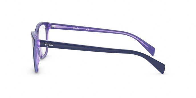 Occhiali da vista Ray-Ban RX 5362 (5776) - RB 5362 5776 colore top blue/lt blue/transp violet forma quadrato lenti demo lens