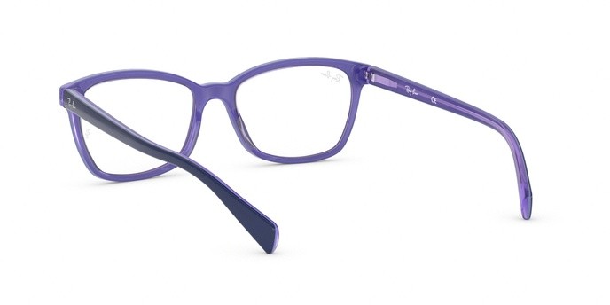 Occhiali da vista Ray-Ban RX 5362 (5776) - RB 5362 5776 colore top blue/lt blue/transp violet forma quadrato lenti demo lens