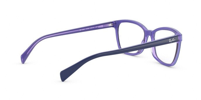 Occhiali da vista Ray-Ban RX 5362 (5776) - RB 5362 5776 colore top blue/lt blue/transp violet forma quadrato lenti demo lens