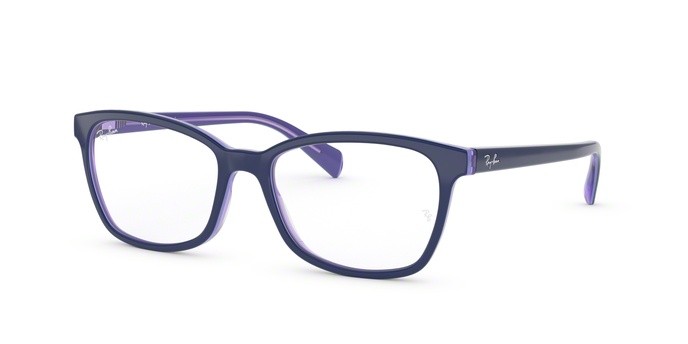 Occhiali da vista Ray-Ban RX 5362 (5776) - RB 5362 5776 colore top blue/lt blue/transp violet forma quadrato lenti demo lens